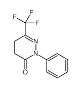 2-phenyl-6-(trifluoromethyl)-4,5-dihydropyridazin-3-one Structure