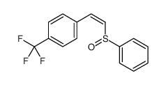 1-[2-(benzenesulfinyl)ethenyl]-4-(trifluoromethyl)benzene Structure