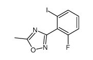 3-(2-fluoro-6-iodophenyl)-5-methyl-1,2,4-oxadiazole Structure