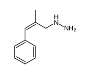 (2-methyl-3-phenylprop-2-enyl)hydrazine结构式