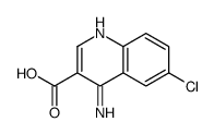 4-amino-6-chloroquinoline-3-carboxylic acid Structure