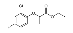 ethyl 2-(2-chloro-4-fluorophenoxy)propanoate结构式
