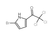 1-(5-溴-1H-吡咯-2-基)-2,2,2-三氯乙酮结构式
