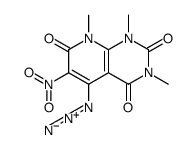 5-叠氮基-1,3,8-三甲基-6-硝基吡啶并[2,3-d]嘧啶-2,4,7(1H,3H,8H)-三酮结构式