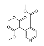 2-(4-(甲氧基羰基)吡啶-3-基)丙二酸二甲酯结构式