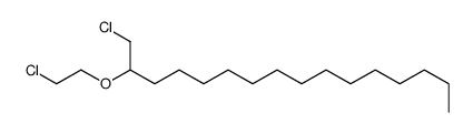 1-chloro-2-(2-chloroethoxy)hexadecane Structure