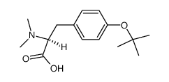 O-tert-Butyl-N,N-dimethyl-L-tyrosin Structure