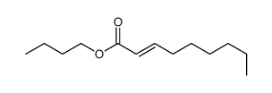 butyl non-2-enoate Structure