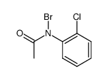acetic acid-(N-bromo-2-chloro-anilide)结构式