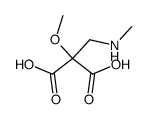 methoxy(methylaminomethyl)malonic acid Structure