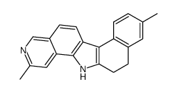 2,9-dimethyl-12,13-dihydro-11H-benzo[g]pyrido[4,3-a]carbazole Structure