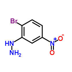 (2-Bromo-5-nitrophenyl)hydrazine Structure