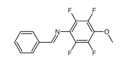 benzylidene 4-methoxy-2,3,5,6-tetrafluoroaniline Structure