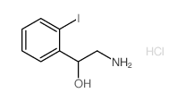 2-AMINO-1-(2-IODOPHENYL)ETHANOL HYDROCHLORIDE Structure