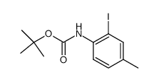 t-butyl (2-iodo-4-methylphenyl)carbamate Structure