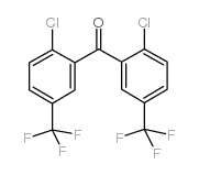 5,5’-双(三氟甲基)-2,2’-二氯苯甲酮结构式