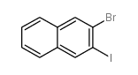 2-Bromo-3-iodonaphthalene Structure