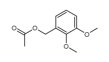 1-acetoxymethyl-2,3-dimethoxy-benzene结构式