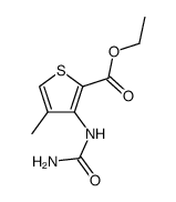 ethyl 4-methyl-3-ureidothiophene-2-carboxylate结构式