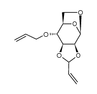 (3aS,4R,7R,8R,8aS)-8-(allyloxy)-2-vinylhexahydro-4,7-epoxy[1,3]dioxolo[4,5-c]oxepine Structure