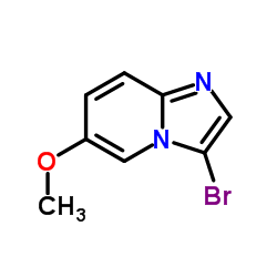3-Bromo-6-methoxyimidazo[1,2-a]pyridine Structure