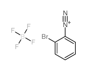 Benzenediazonium, 2-bromo-, tetrafluoroborate(1-) Structure