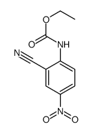 2-(乙氧基羰基氨基)-5-硝基苯甲腈结构式