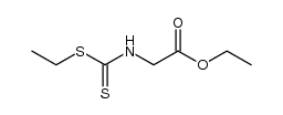 ethyl [N-(ethylthio)thiocarbonyl]aminoacetate结构式