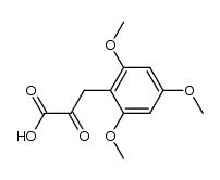 BENZENEPROPANOIC ACID, 2,4,6-TRIMETHOXY-.ALPHA.-OXO- Structure