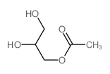 1,2,3-Propanetriol,1-acetate structure