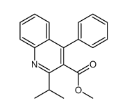 methyl 2-isopropyl-4-phenyl-quinoline-3-carboxylate Structure