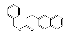 3-NAPHTHALEN-2-YL-PROPIONICACIDBENZYL ESTER Structure
