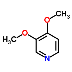 3,4-二甲氧基吡啶结构式