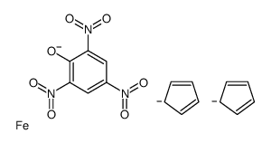 cyclopenta-1,3-diene,iron,2,4,6-trinitrophenolate结构式