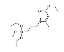 ethyl 3-(3-triethoxysilylpropylamino)but-2-enoate Structure