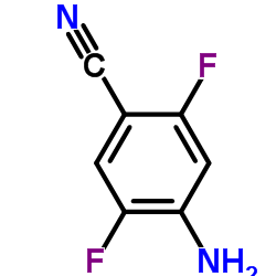 4-Amino-2,5-difluorobenzonitrile Structure