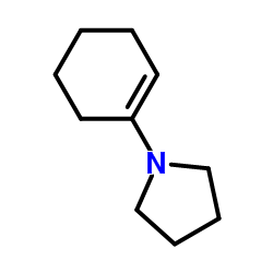 1-pyrrolidinocyclohexene Structure