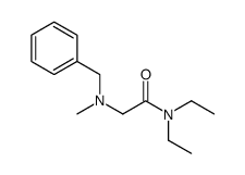 2-(benzyl(methyl)amino)-N,N-diethylacetamide结构式