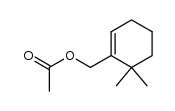 (6,6-dimethyl-1-cyclohexen-1-yl)methyl acetate Structure