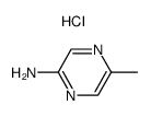 5-甲基吡嗪-2-胺盐酸结构式