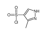 5-甲基-1H-吡唑-4-磺酰氯结构式