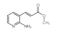 (E)3-(2-氨基吡啶-3-基)丙烯酸甲酯结构式