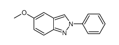 5-甲氧基-2-苯基-2H-吲唑结构式