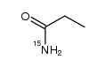 Propionamid ((15)N) Structure