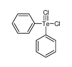 [dichloro(phenyl)-λ4-tellanyl]benzene Structure