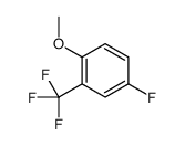 4-fluoro-1-methoxy-2-(trifluoromethyl)benzene结构式