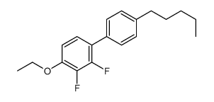 1-ethoxy-2,3-difluoro-4-(4-pentylphenyl)benzene结构式