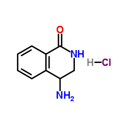 4-Amino-3,4-dihydro-1(2H)-isoquinolinone hydrochloride (1:1) Structure