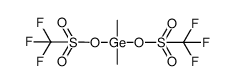 dimethylgermanediyl bis(trifluoromethanesulfonate) Structure