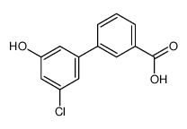 3-(3-chloro-5-hydroxyphenyl)benzoic acid结构式